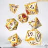 Zestaw kości Władca Pierścieni: Full Art Dice - Powiernicy Pierścienia - Whitefire Radiance