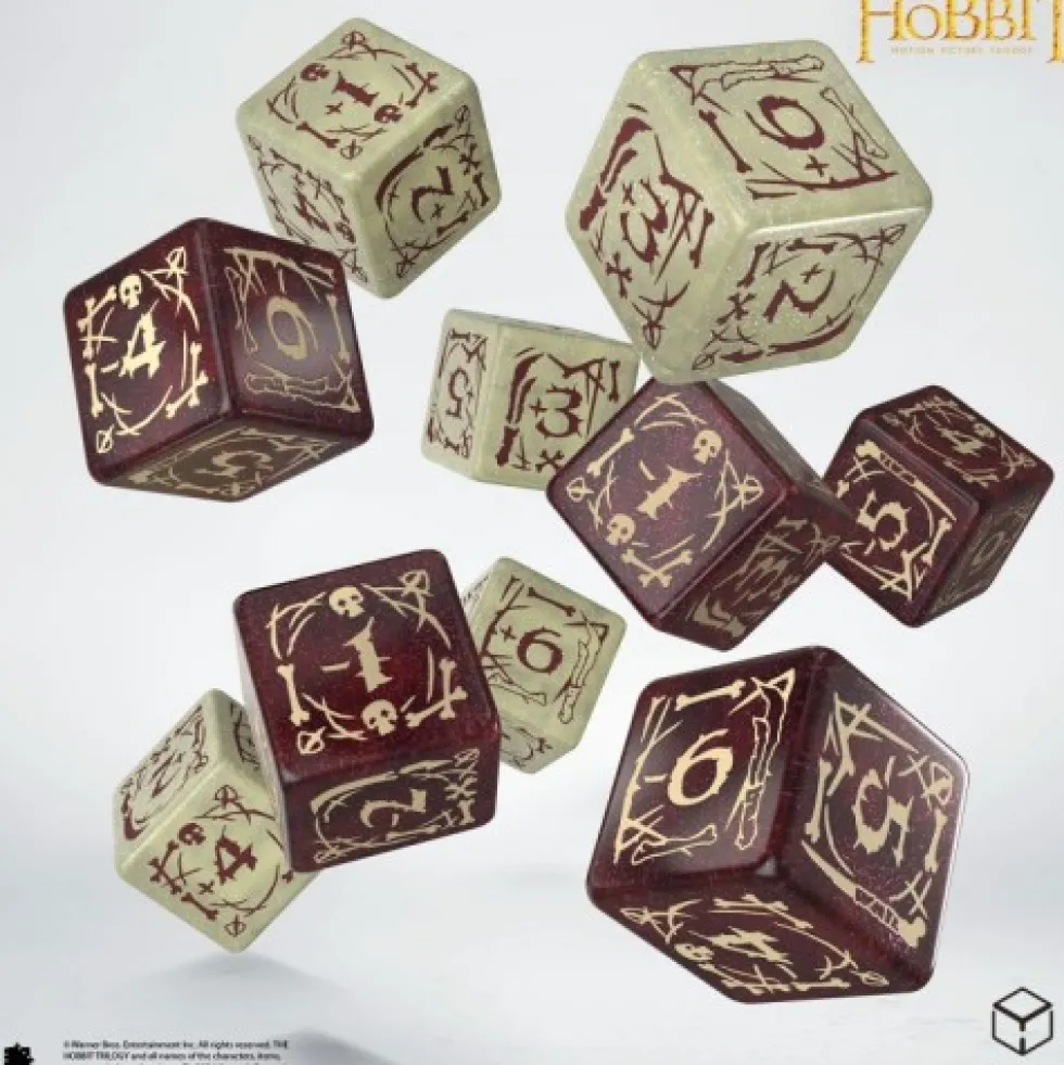 Zestaw kości 10xK6 TCG Hobbit: Gobliny