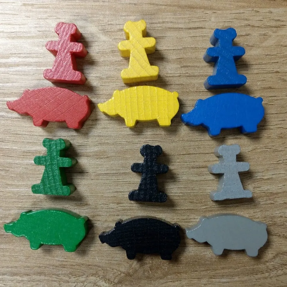 Zestaw Świnki i Budowniczowie (Carcassonne: Kupcy i Budowniczowie)